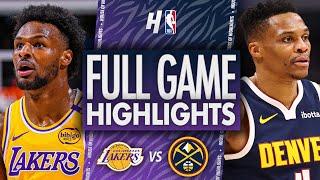 Los Angeles Lakers vs Denver Nuggets - Full Game Highlights | March 14, 2025 NBA Season