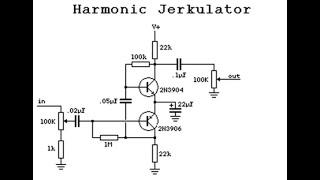 Harmonic Jerkulator Measurements on the Breadboard (Inspired by Harmonic Percolator Guitar Pedal)