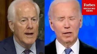 Biden Was 'Suffering From Severe Cognitive Decline As Evident By This Video': John Cornyn