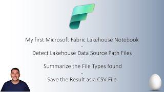 Microsoft Fabric Tutorial - Lakehouse - My First Notebook