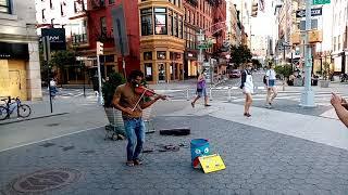 Waelin violin, from New Orleans in Union Square, NYC