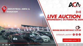 AL QARYAH CARS AUCTION | INDUSTRIAL AREA 2 SHARJAH | MORNING ONLINE AUCTION WEDNESDAY | 16 OCT 2024