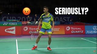 What makes Lee Chong Wei so MAD in this match?