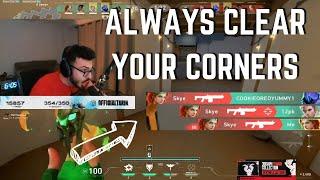 SEN tarik ALWAYS CLEAR YOUR CORNERS... LOL | VALORANT Clips