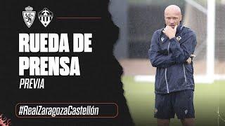 Rueda de prensa: Dick Schreuder en la previa del Real Zaragoza-CD Castellón. (25-10-2024)