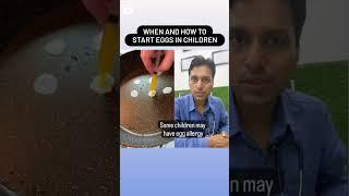 Unique style of giving eggs.. #jivishaclinic #healthychild #viralreels #childhealth #baby