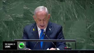 Top Channel/ “Nëse Irani sulmon, do godasim”/ Netanyahu në OKB: Luftojmë deri në fitoren totale