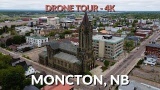  Majestic Moncton, NB: A Breathtaking 4K Drone Journey 