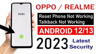 FRP Unlock Android 12/13 All OPPO/REALME Without a PC --  2023 Latest Security Patch