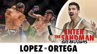 Diego Lopez Striking Explained | Lopez vs Ortega *Breakdown*