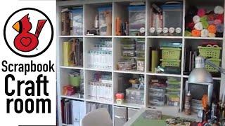 MY SCRAPBOOK/CRAFT ROOM Video #1