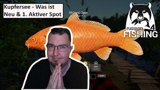 Kupfersee - Was ist Neu & Angeln am ersten Aktiven Spot | Russian Fishing 4 #555 | Deutsch | UwF