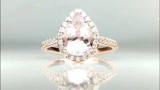 Peachy Pink Morganite Rose Gold Engagement Ring - Gemstones vs Diamond Engagement Ring Ideas