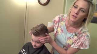 How to Cut a boys Pompadour or Quiff Haircut // Hair 101 youtube Tutorial