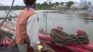 Arrivée de L'Hermione à Yorktown