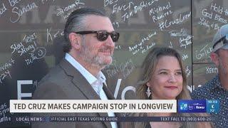 Sen. Ted Cruz campaigns in Longview in bid for reelection in November