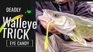 Deadly Walleye Trick | Eye Candy Rigging Leech and Spinner Harness