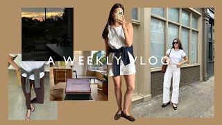 Spend The Week With Me: Pilates, Sewing Projects & A New Haircut | AD | The Anna Edit