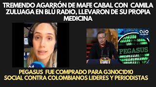 TREMENDO AGARRÓN DE MAFE CABAL CON CAMILA ZULUAGA EN BLÚ RADIO, LLEVARON DE SU PROPIA MEDICINA