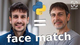 Face recognition and face matching with Python and DeepFace | Facial analysis | Computer vision