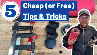 5 Woodworking Tips and Tricks // Quick, Easy, Cheap (or FREE)