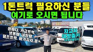 1톤트럭 필요하신 분들 여기로 오시면 됩니다 (영업용번호판, 화물차)