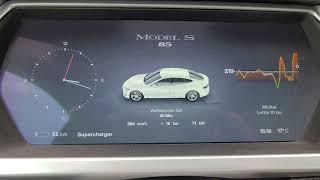 Tesla Model S 85 Ladeleistung Supercharger Panketal - 2023 - MD-Autowerkstatt  Teil 1