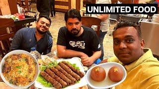 Unlimited Food Party Saudi Se India Jane Ke Khushi Mein | Indian restaurant food Hub in Hara Riyadh