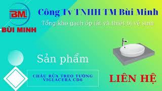 Chậu rửa âm bàn Viglacera CD6 - Thiết bị vệ sinh Bùi Minh