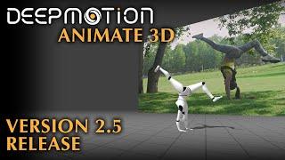 DeepMotion: Animate 3D | V2.5 Release | AI Motion Capture