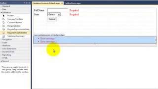 DotNet School - ASP.NET - Validation Controls Part 2