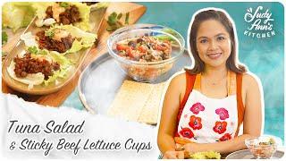 Tuna Salad and Sticky Beef Lettuce Cups | Judy Ann's Kitchen