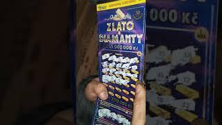 Výherní los zlato a diamanty 200,-