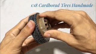 How to Make a Handmade Tires and Rim Cardboard for RC Heavy Truck Off Road