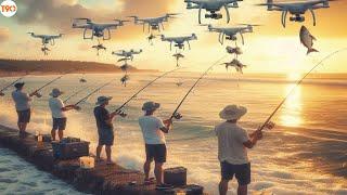 ĐỘC ĐÁO! Ngư Dân Dùng Drone Câu Cá Biển Như Thế Nào?