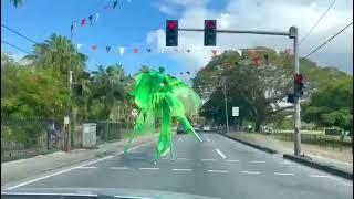 WHEN MOKO JUMBIES USES THE TRAFFIC LIGHT, SWEET SWEET .