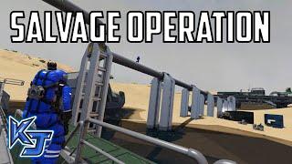 Escape From Typhoon EP09 - "Commencing Salvage Operations"