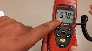 How to use Lux Meter | Light meter by Evergreen Electrical