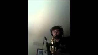 Joshua Stover Improv solo on saxophone