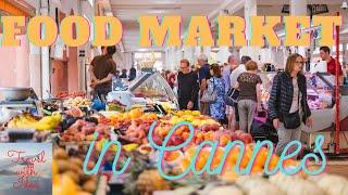 Food market in Cannes, France  #cannes