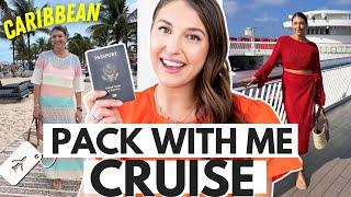 Pack With Me for Vacation ️ Caribbean Cruise Vacation