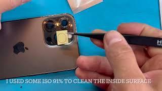 IPhone 13 pro rear camera + camera lens replacement | DIY walkthrough