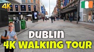 Dublin City 4K Walking Tour - Dublin Ireland Vlog