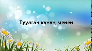 Туулган күнүң менен