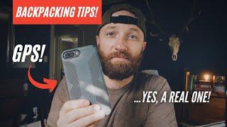 BACKPACKING TIPS: Turn your PHONE into a GPS!