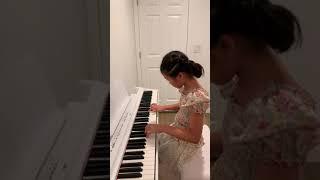Shalynn Choi age 8 J.S. Bach Sinfonia 8 BWV 794 in F major