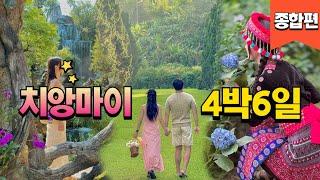 방콕 말고 여기! 치앙마이 자유여행 4박 6일 몰아보기 | 가볼만한곳 | 태국 여행 | 4K | 호텔 | 맛집 | 숙소 | 수영장 | 택시투어|날씨|한달살기|아시아나 OZ765