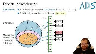 Hashing | Algorithmen und Datenstrukturen - Vorlesung 12