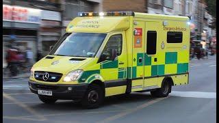 London Ambulance Service - 2009 Mercedes Sprinter Emergency Ambulance responding urgently