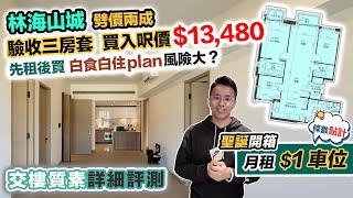 林海山城 開箱驗收跌價兩成後買入？先租後買恐被殺訂～貨尾多空鼓空心｜黑糯米睇樓 CC 中文字幕